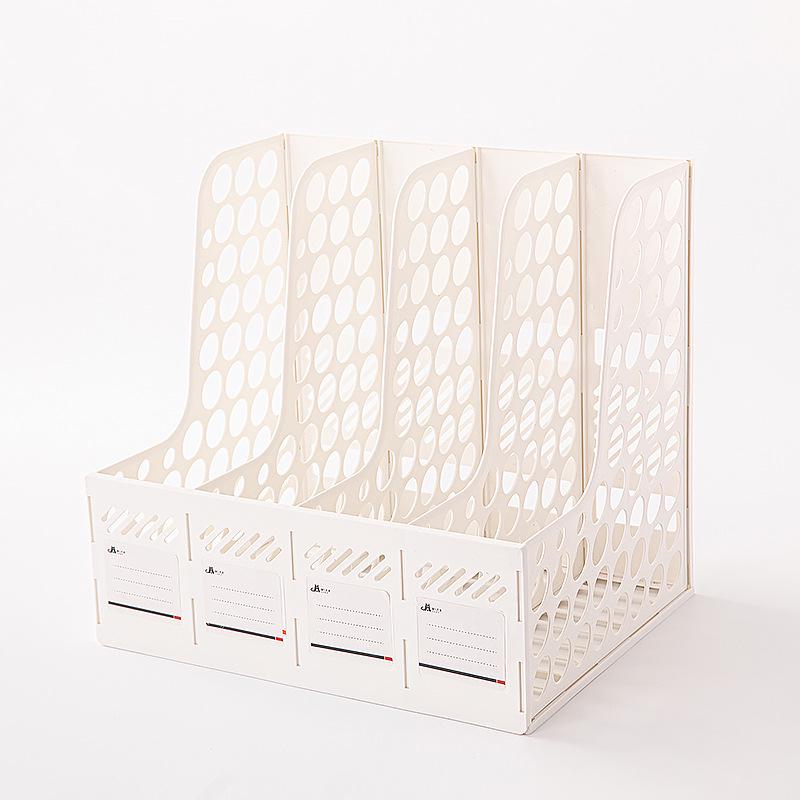 

Четырехканальный вертикальный настольный файловый органайзер — большая вместимость, толстая колонна для хранения