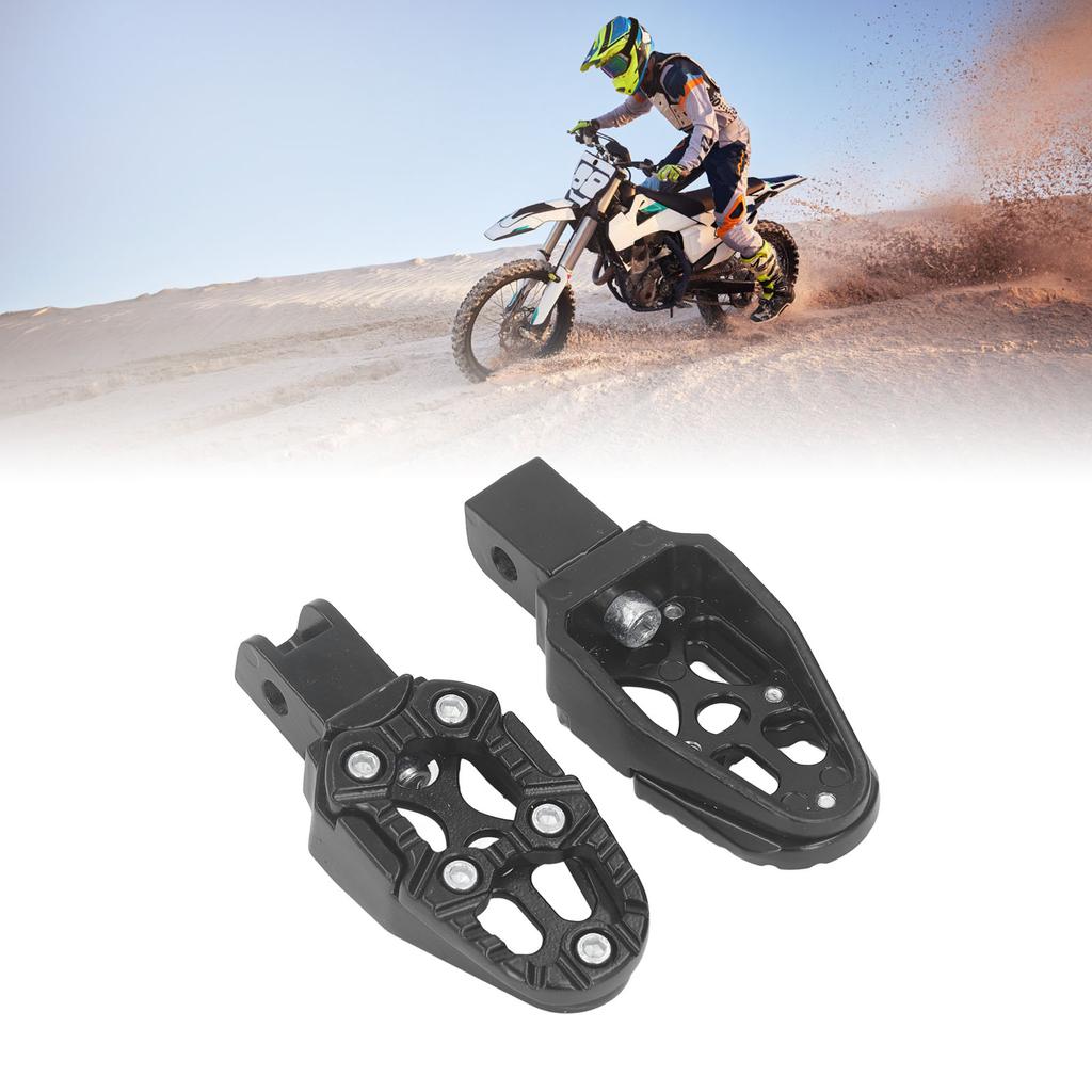 Motorcycle Foot Pegs Aluminum Alloy Fadeproof   Anti Slip Motorcycle Rear Foot Rest Pedal