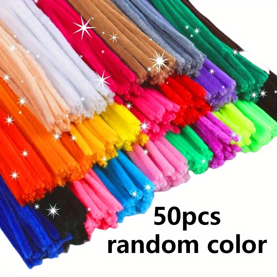 

50-400pcs Pipe Cleaners Craft Supplies 11.8 Multi Random Color 30 Colors Craft Pipe Cleaners Bulk for DIY Art and Craft JXB