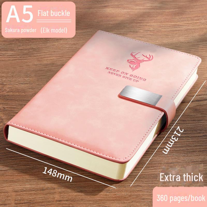 Customized A5 Thickened Notepad with Creative Buckle and Logo for Business