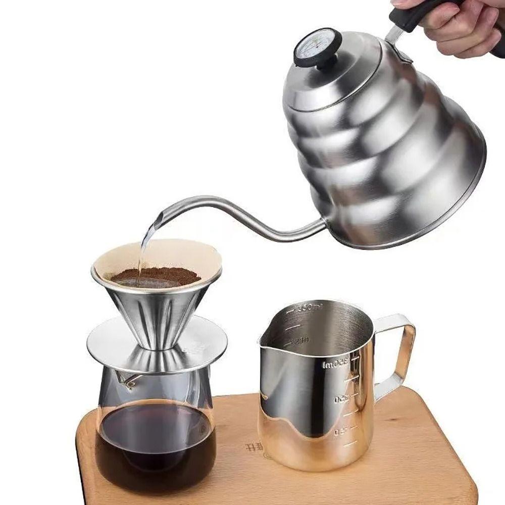 1L  Capacity Coffee Kettle Stainless Steel Gooseneck Pot NEW Drip Kettle  Coffee Brewing