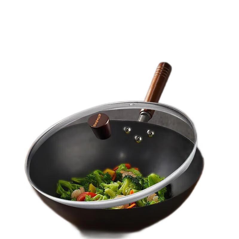Shangheng 32cm Non-stick Wok with Lid