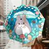 Ombrello di Totoro con Apertura Automatica per Avventure all'Aperto, Accessorio da Viaggio Perfetto e Regalo 200