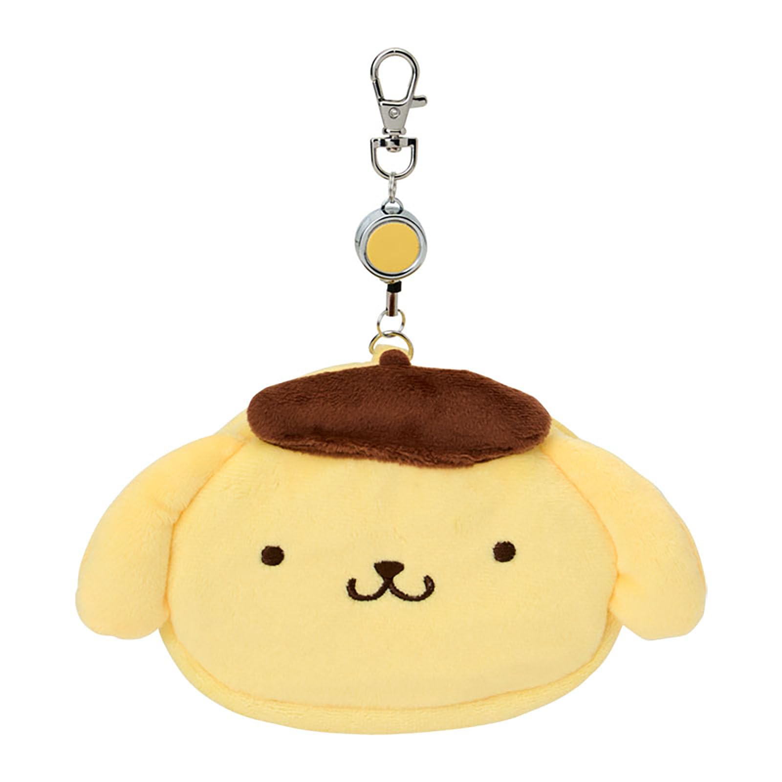 

чехол для проездного и кошелек Pompompurin полиэстер Держатель для проездного с катушкой Хранение мелких предметов Рекомендовано для возраста 15 лет и старше 293831 [Sanrio] В форме лица Хлопок,
