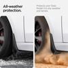 Spigen WeatherBloc Mudguard Carbon Edition Protection Film Installation for Tesla Model 3 2023 and Model 3 2024 Compatible TO300 ACP04511 All-in-One