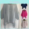 Plus Size Women's Soft And Comfortable Summer T-shirt Kaftan Blouse For Casual Wear