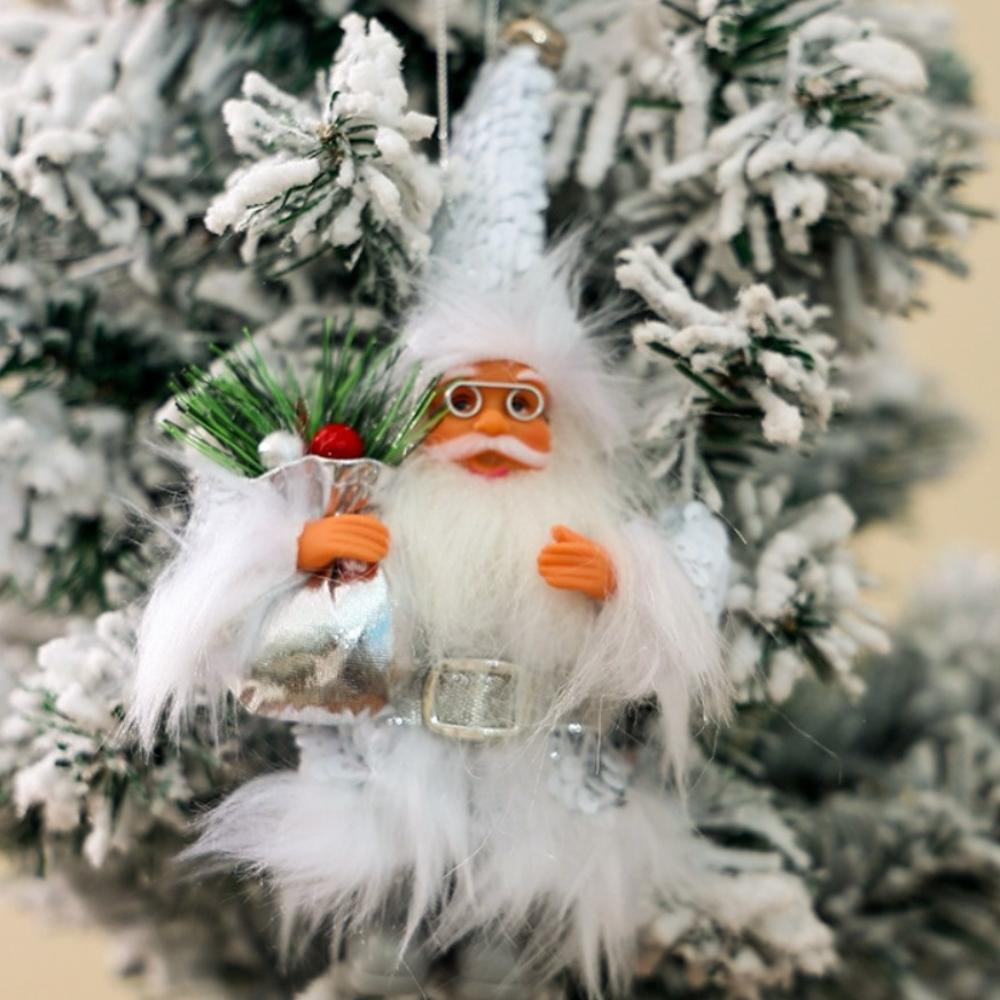 New Year Standing Hooded Santa Claus Creative Christmas Decorations New Christmas Gifts Pendant