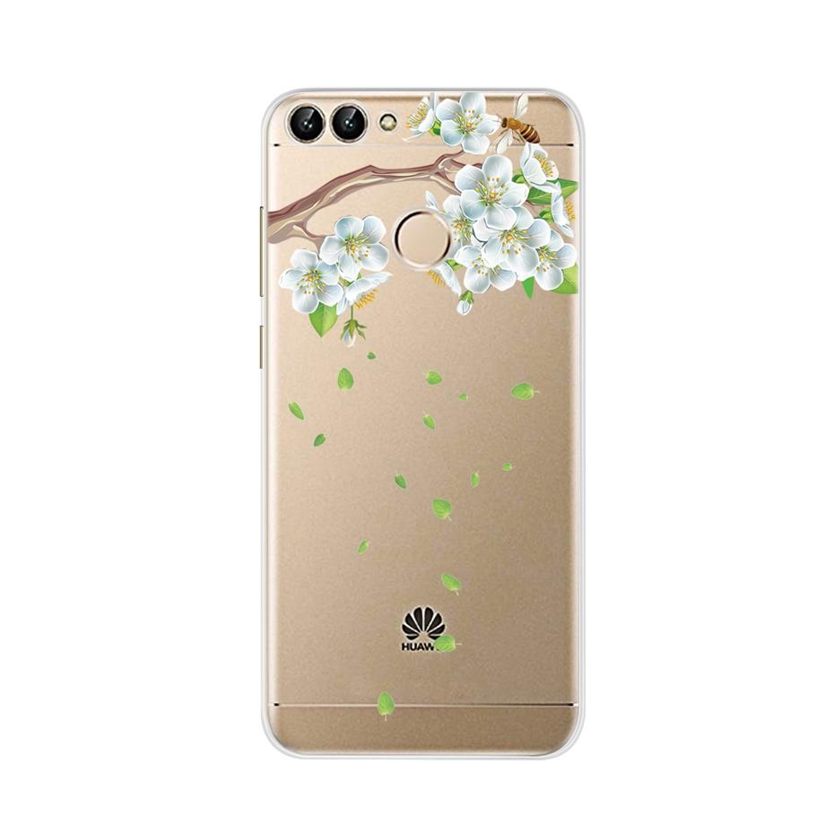 For Huawei P Smart 5.65inch Case Cute TPU Soft Silicone Back Cover Phone Case For Huawei P Smart 2018 FIG-LX1 PSmart Case