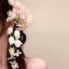 Colorful Hanfu Hair Accessories Ancient Style Chinese Style Hair Clip Flower Hairpin  Women