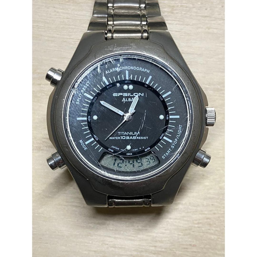 Price reduction SEIKO V071-0050 ALBA EPSILON Titanium