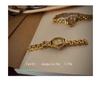 LSVTR Vintage Französische Retro Gold Mini-Uhr für Damen