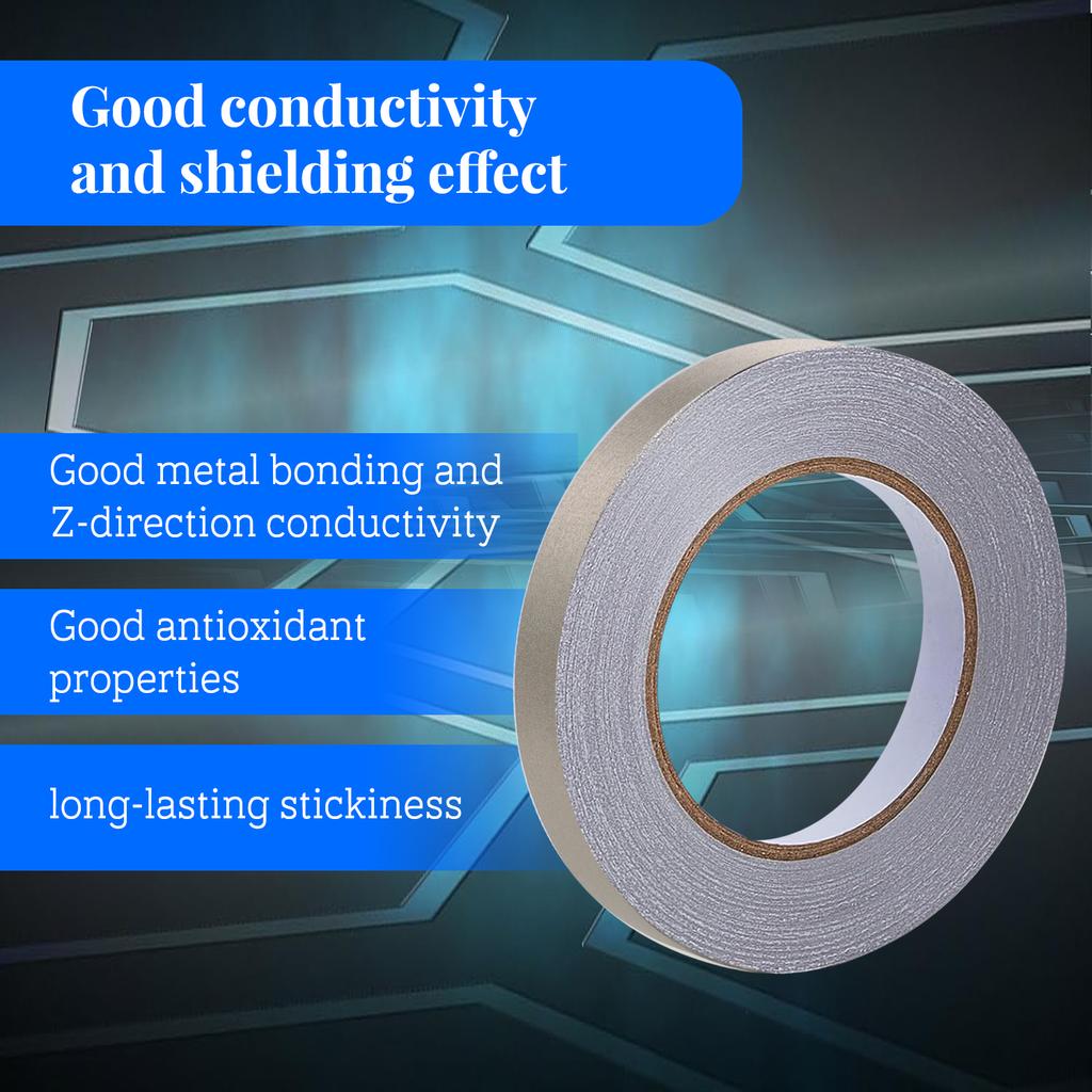 Faraday Tape Double Conductive Fabric Tape for Laptop Mobilephone LCD Repair EMI Shielding, RF Signal Blocking