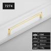 Modern Gold and Black Zinc Alloy Cabinet and Wardrobe Door Handles
