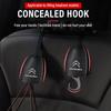 Leather Car Seat Back Hooks Portable Hanging Bag Rack Accessories For Citroen C1 C2 C3 C4 C5 C6 C8 C4L DS3 DS4 DS5 LS DS6 Grand Picasso