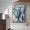 Cute Animal Elephant HD Canvas Painting Living Room Animal Home Decoration Gift