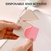 One-Sheet Hand Washing Set with 3 Travel Carriers, Soap Sheets for School, Office Commutes, Public Restrooms, Camping, and Vacations