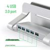 Vertical Desktop Laptop and Tablet Stand with USB Hub