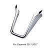 ABS Center Console Decorative Frame Sticker For Porsche Cayenne 2011‑2017 Car Interior Dashboard Trim Accessories