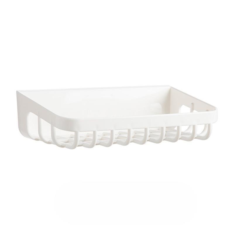 Face Towel Storage Box, Wall-mounted Face Towel, Toothpaste, Soap, Hollowed-out Draining Storage Rack, Sink, Bathroom Storage Rack