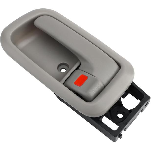 Gledewen Interior Door Handles W/Bezel (Pair), Compatible With Toyota Tundra 2000-2006, Beige, Front Left Driver & Right Passenger,