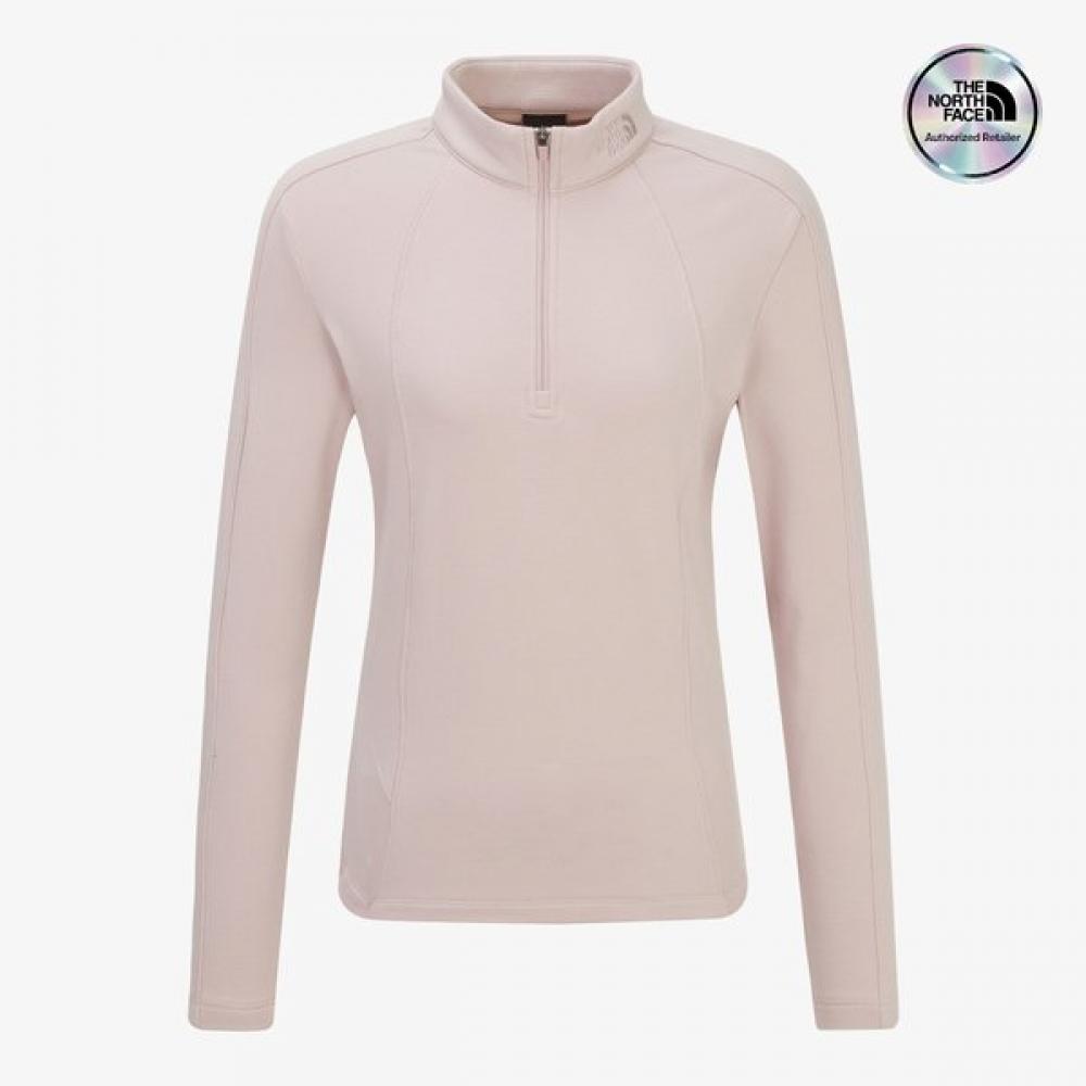 The North Face Women S Andino Long Sleeve Hoodie grayiSh Pink Nt7lr82b GRAYISH PINK/085