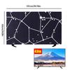 TV Hood Dust-proof Cover Towel 32 Inch 43 Inch 45 Inch 65 Inch Household Hanging LCD TV Cover Universal Cover