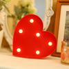 Romantic Red Heart-Shaped Decorative Night Light Battery-Powered Energy-Saving Desk Lamp For Bedroom Wedding Proposal Valentine'S & Mother'S Day