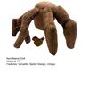 Schulter-Sitzendes Plüschtier mit Magnet Weiches gefülltes Alien-Spielzeug für Cosplay Sammlerstück Spinnenpuppe Einzigartige Sci-Fi-Dekoration Einzigartiges Geschenk für