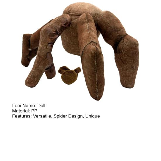 Schulter-Sitzendes Plüschtier mit Magnet Weiches gefülltes Alien-Spielzeug für Cosplay Sammlerstück Spinnenpuppe Einzigartige Sci-Fi-Dekoration Einzigartiges Geschenk für