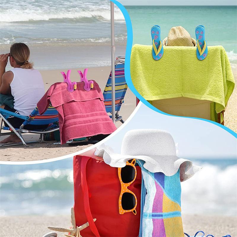Summer Party Cartoon Towel Clip Sun Chair Beach Towel Clip Drying And Fixing Needs For Beaches Swimming Pools And Courtyards