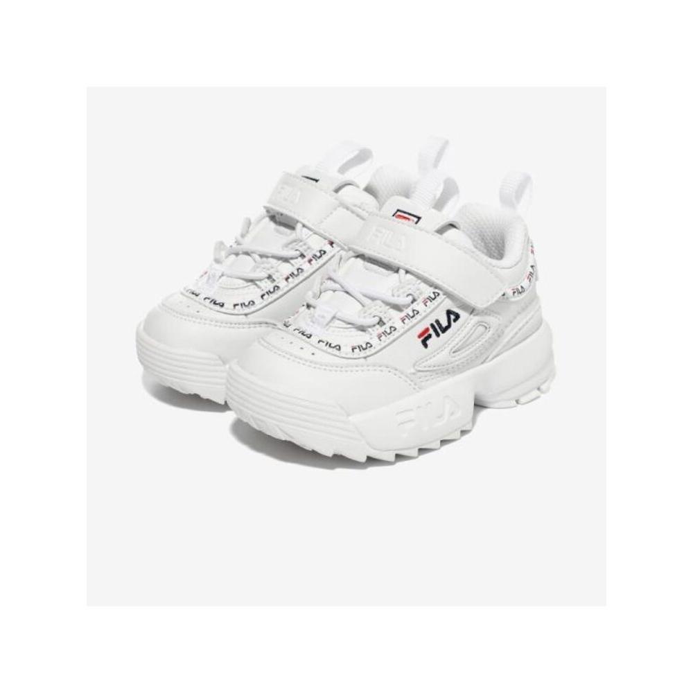 

[fila Kids] Kids Disruptor 2 Tape Td 3gm01087 100 Q0z3gm0108710000 whitewhitewhite/130