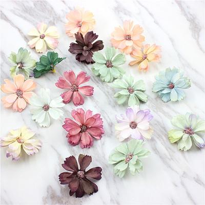 10 ks falešných květinových hlávek bez otřepů Party potřeby Lehké Umělá chryzantéma Umělá chryzantéma Chic Široké použití Lehká