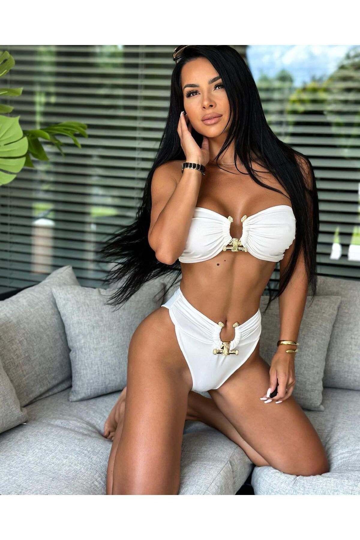 

Женский модный новый комплект бикини Adella Dalyan Bikini Set