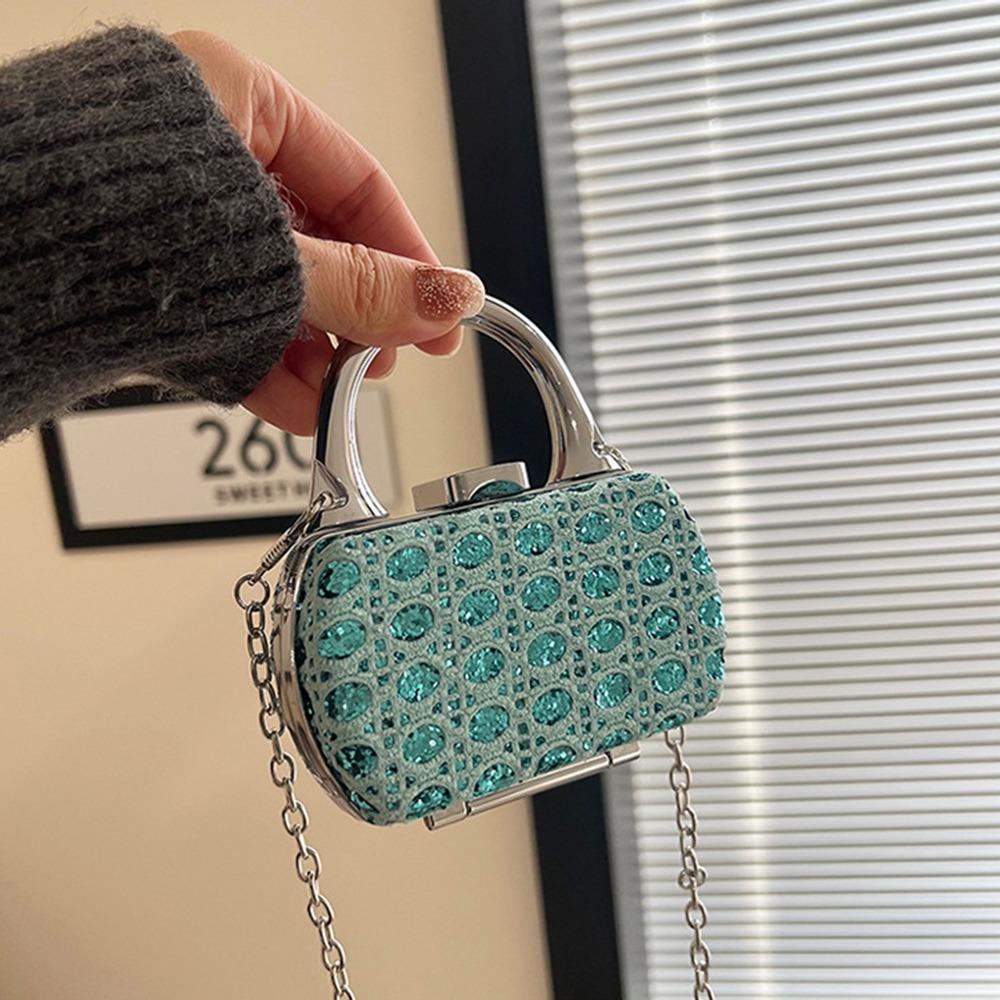 Elegant Evening Clutch Bag Korean Style Mini Banquet Chain Bag Chic Mini Crossbody Bag  Party