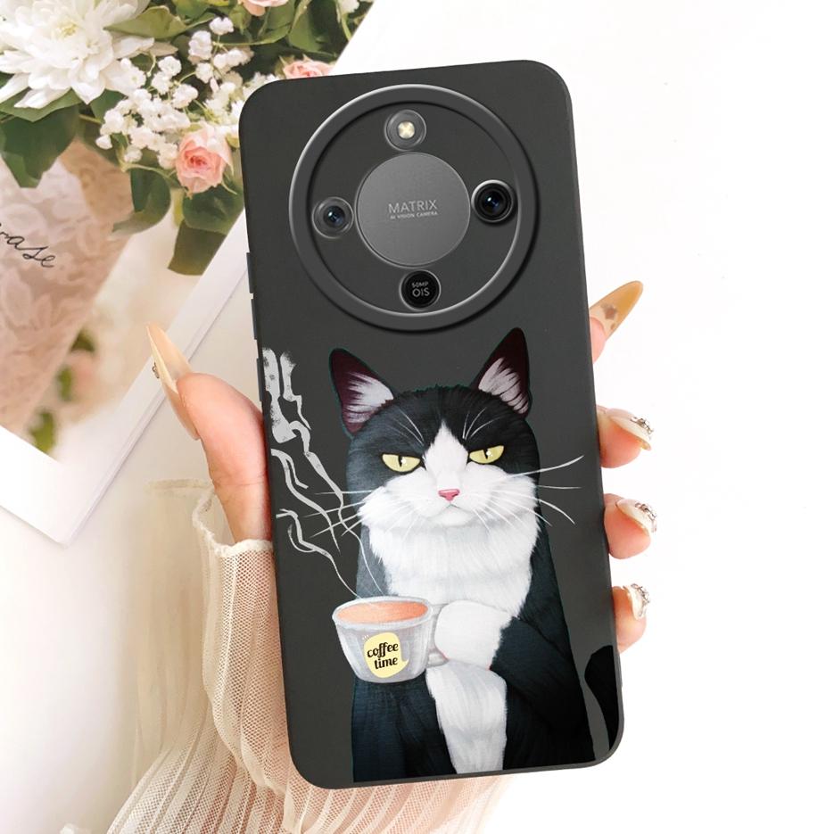 For Honor Magic 8 Lite Case Honor X9d MTN-NX1 Cute Dog Panda Cartoon Cover Silicone Case For Honor X70 X 70 HonorX9d Soft Fundas
