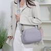 Multi-Compartment Large Capacity Shoulder Bag Women's Lightweight Nylon Bag Shoulder Crossbody Small Square Bag