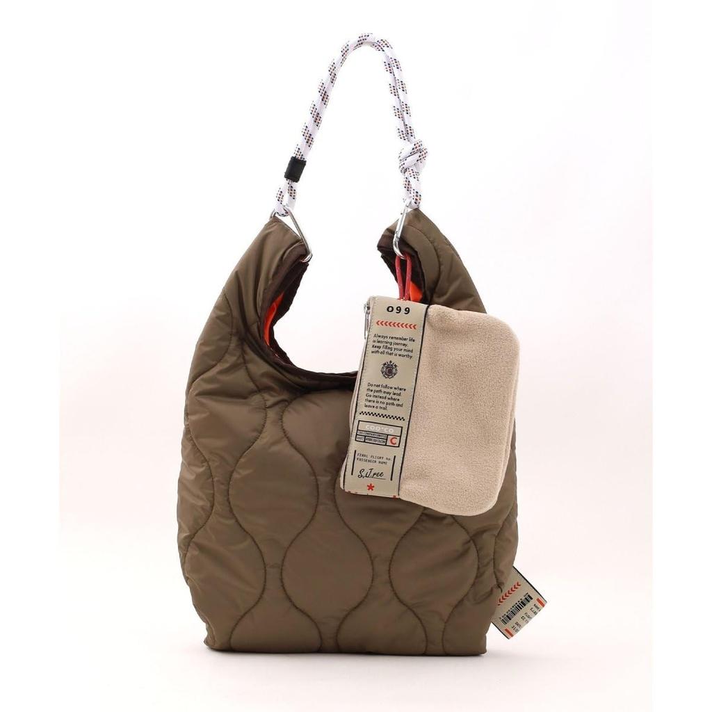 Cuco Original Pattern Tape Quilted Marche Bag 2453111204 Mustard (355)