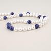 GAVU Men's Lapis Lazuli and Shell Pearl Power Stone Necklace