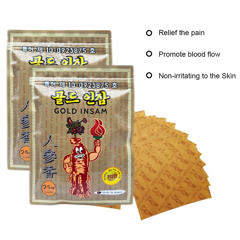Ginseng Joint Pain Relief Patch Kräuterpflaster für Körper Rücken Knie Nacken Muskelschmerzen