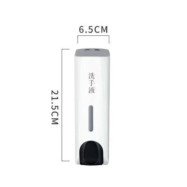 

Liquid Soap Dispenser Shower Gel Lotion Dispenser Wall Mount Shampoo Shower Gel Container Versatile for Bathroom Washroom Gadget білий