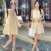 Wholesale French temperament obedient girl sleeveless neck dress summer new A word princess dress