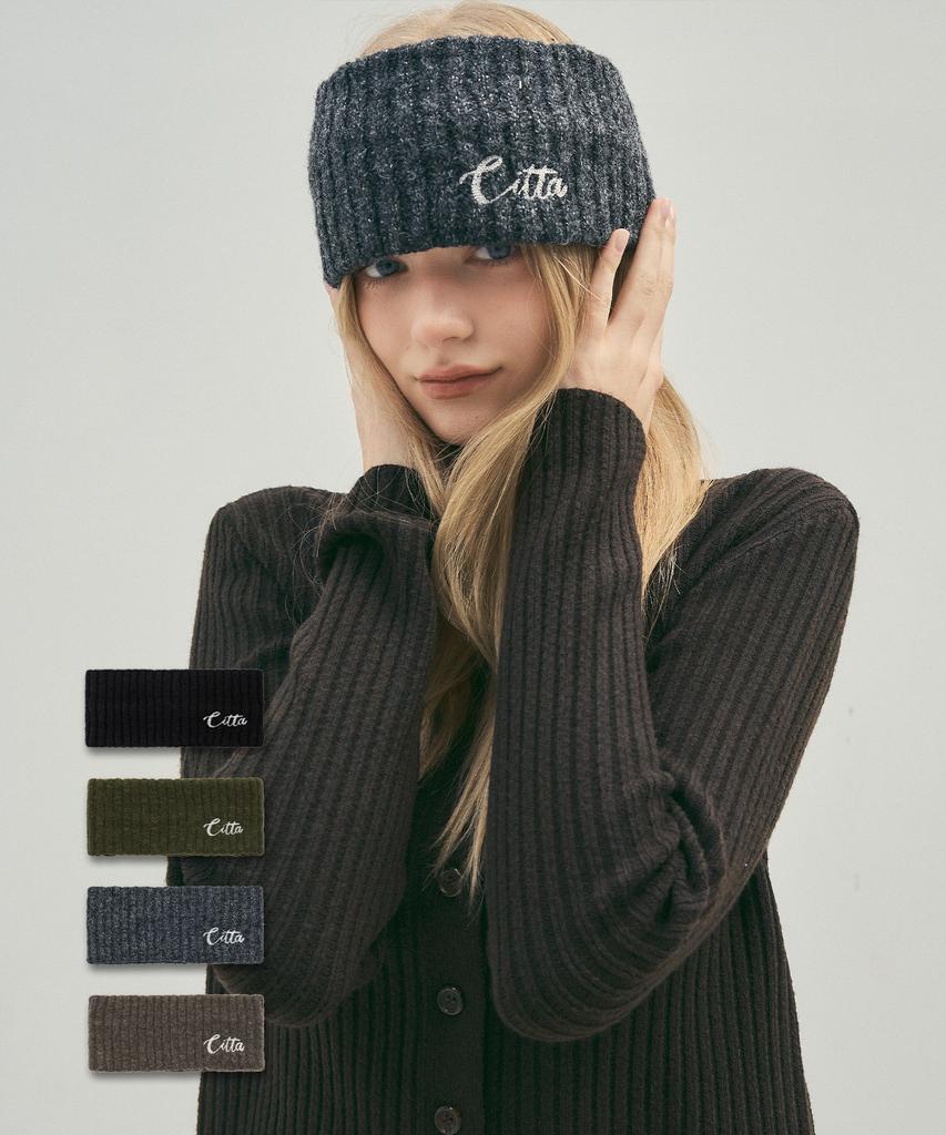 Citta Signature Logo Knit Hair Band_Cta929(5Color)