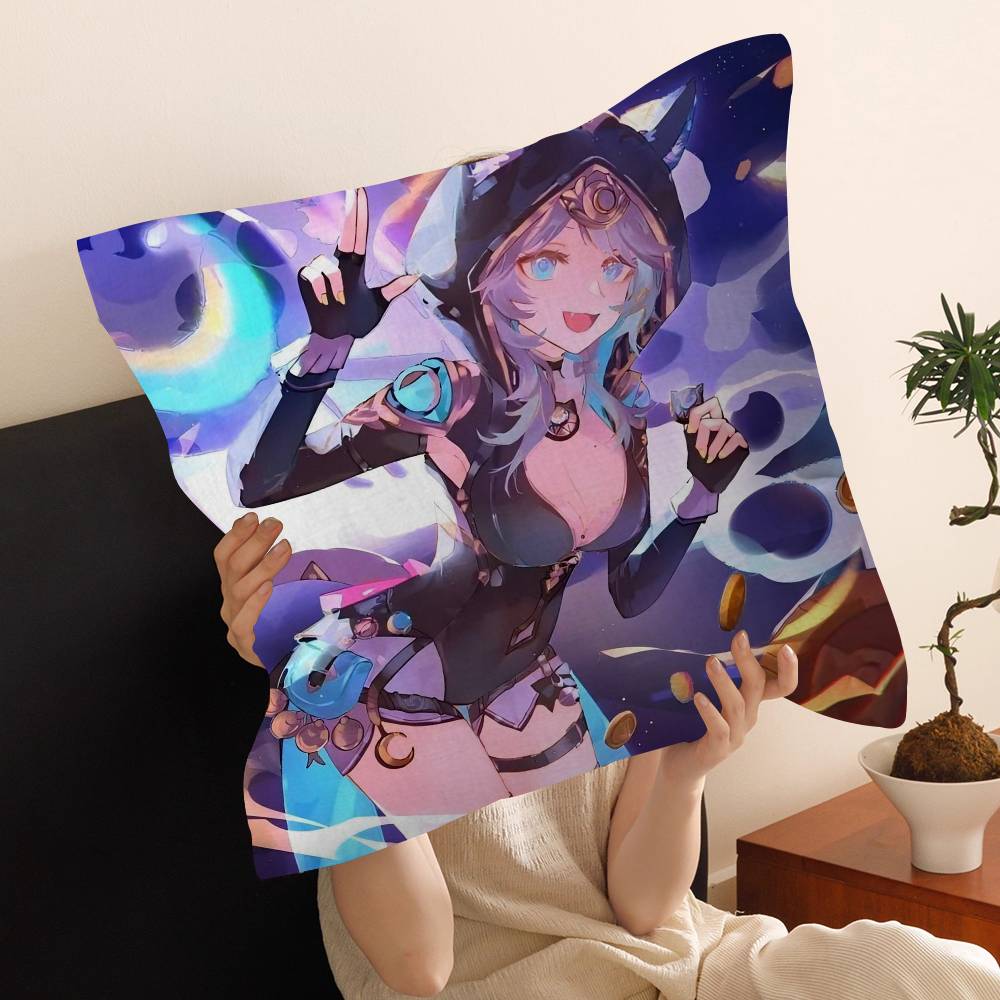game Honkai Star Rail Cipher Pillow Cushion Cover Pillowcase Living Room Sofa Home Decor Customized