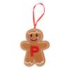 Christmas Gingerbreads Man Decorative Pendant Christmas Tree Pendant Christmas Letter Biscuits Man