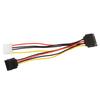 15Pin SATA Male IDE Molex Female To 4Pin + 15Pin SATA Female Power