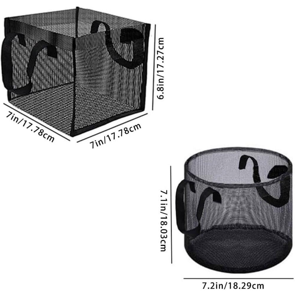with Handles Aquatic Plant Baskets PVC Mesh Planting Grow Bag Lotus Planter  Pond Landscaping