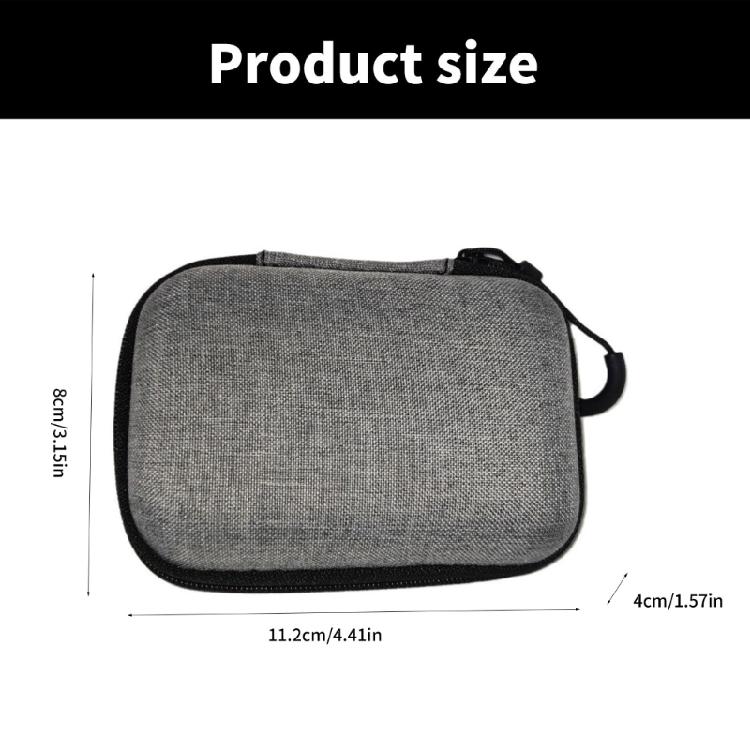 Pouch for Miyoo Mini V4 Handheld Console Scratchproof Carrying Case Shockproof Storage Bag Hard Case with Pocket