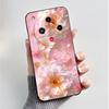 Coque Motif Imprimé Pour ZTE Nubia Focus 2 5G Coque Arrière Silicone Souple Noire Coque Mignonne Fleur Cartoon