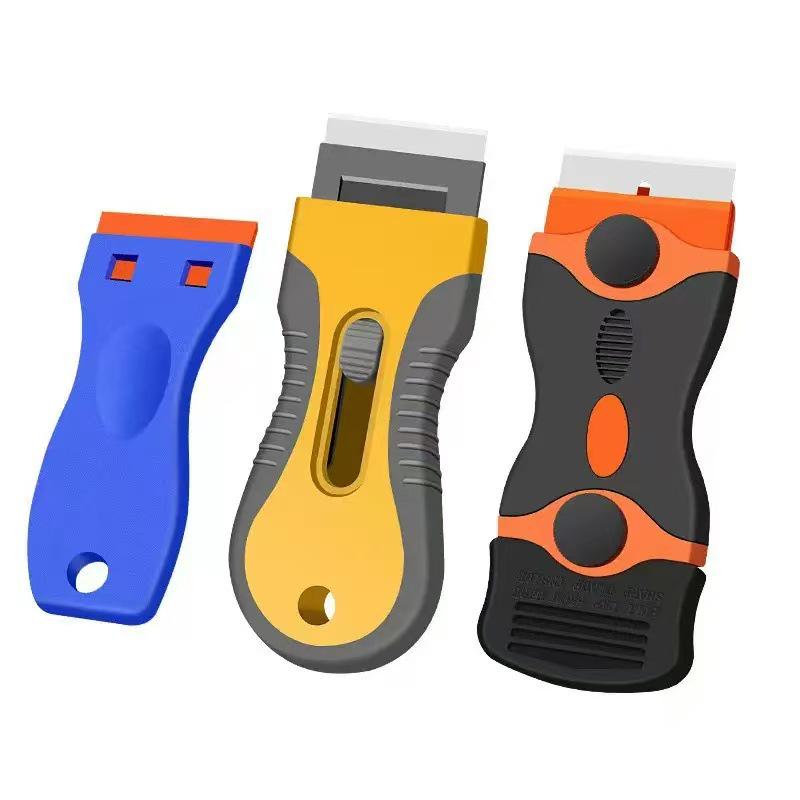Multi-Functional Plastic Scraper for Screens and Glass - Safe Glue and Stain Remover