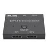 DisplayPort 16K 1.4 Umschalter 2 Ein 1 Aus Bi-Direktional 4K 240Hz 8K 120Hz Splitter Konverter für Mehrere Quellen und